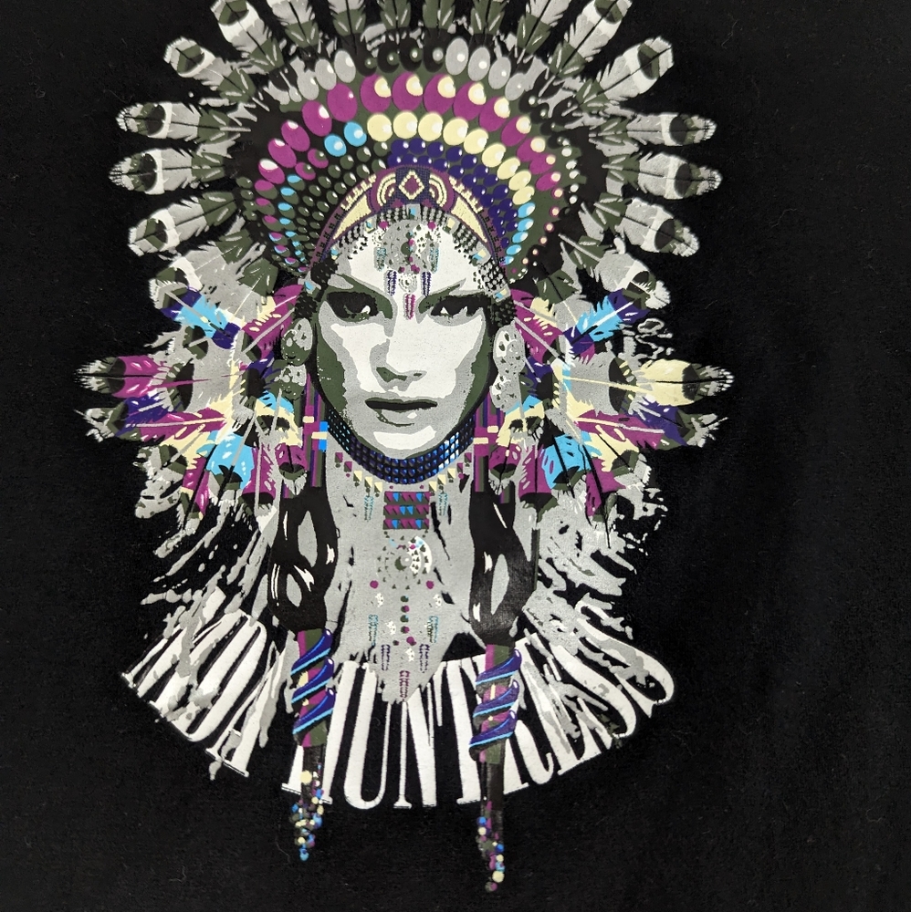 Madonna Madonna MDA Huntress Long Sleeve Black Blouse Small